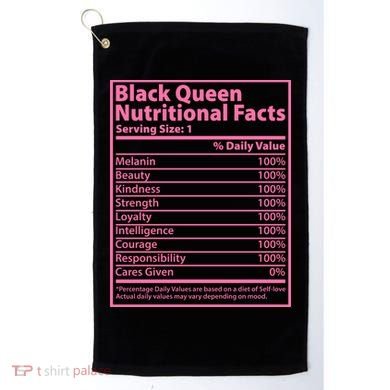 Black Queen Nutritional Facts Golf Towel