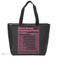 Black Queen Nutritional Facts Tote Bag thumb 0