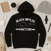 Black Riffles Matter Hoodie thumb 3