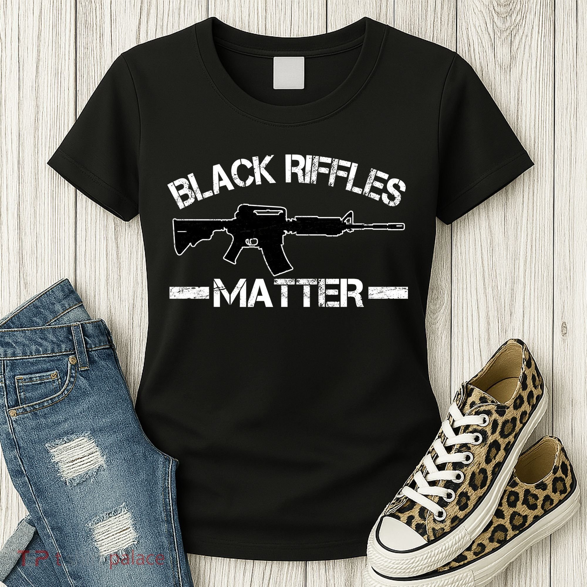 Black Riffles Matter Women's T-Shirt