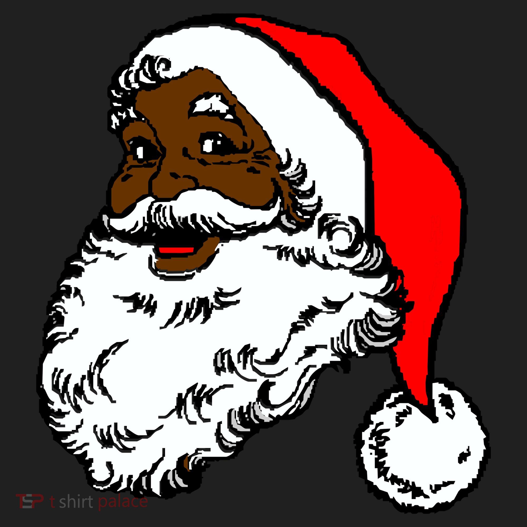 Black Santa Claus Christmas Women's Sweatshirt