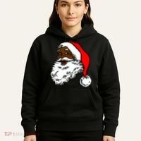 Black Santa Claus Christmas Hoodie thumb 5