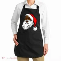 Black Santa Claus Christmas Apron thumb 2