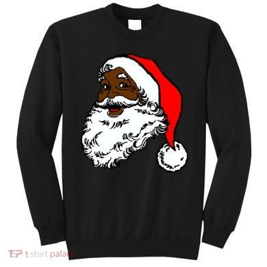 Black Santa Claus Christmas Sweatshirt