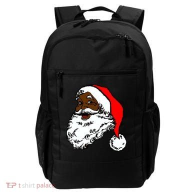 Black Santa Claus Christmas Backpack