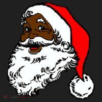 Black Santa Claus Christmas Tumbler thumb 3