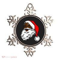 Black Santa Claus Christmas Ornament thumb 0