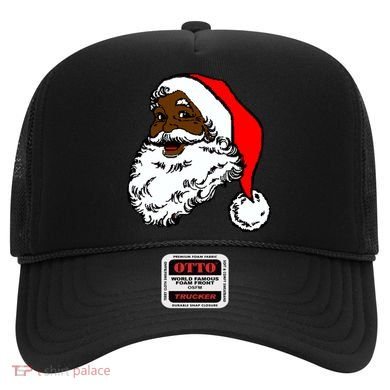 Black Santa Claus Christmas Hat
