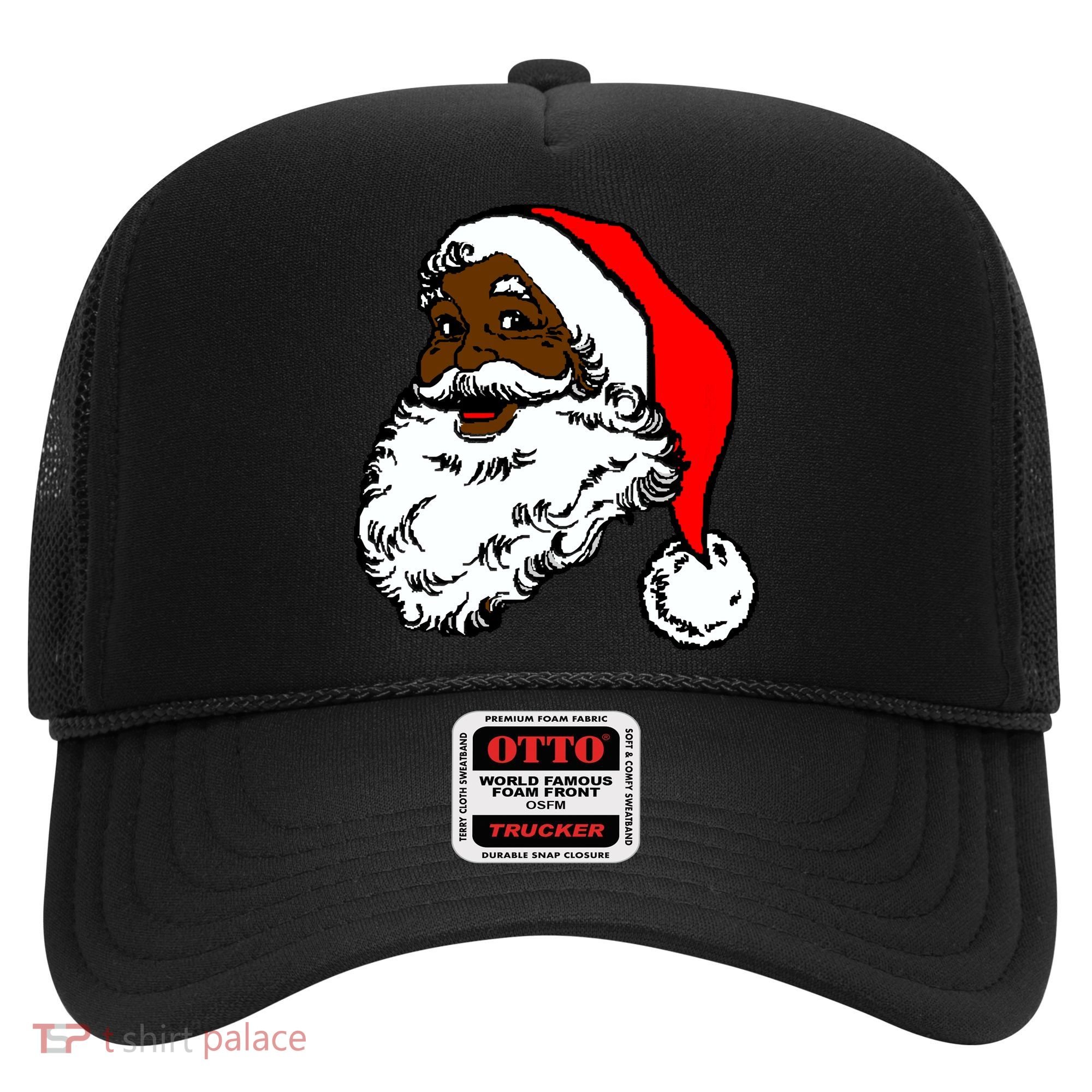 Black Santa Claus Christmas Hat