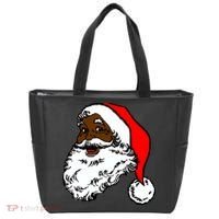 Black Santa Claus Christmas Tote Bag thumb 0
