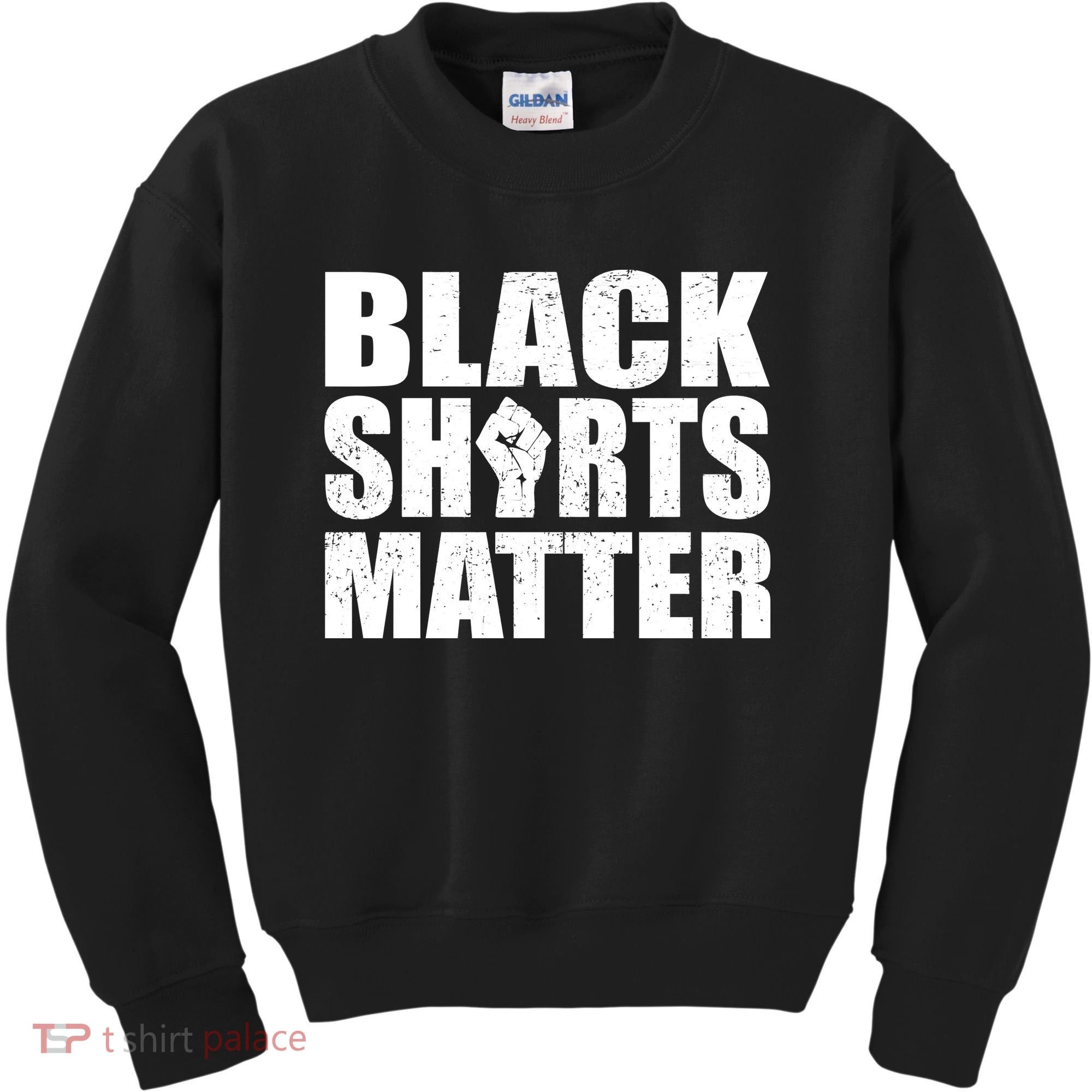Black Shirts Matter Kids Sweatshirt