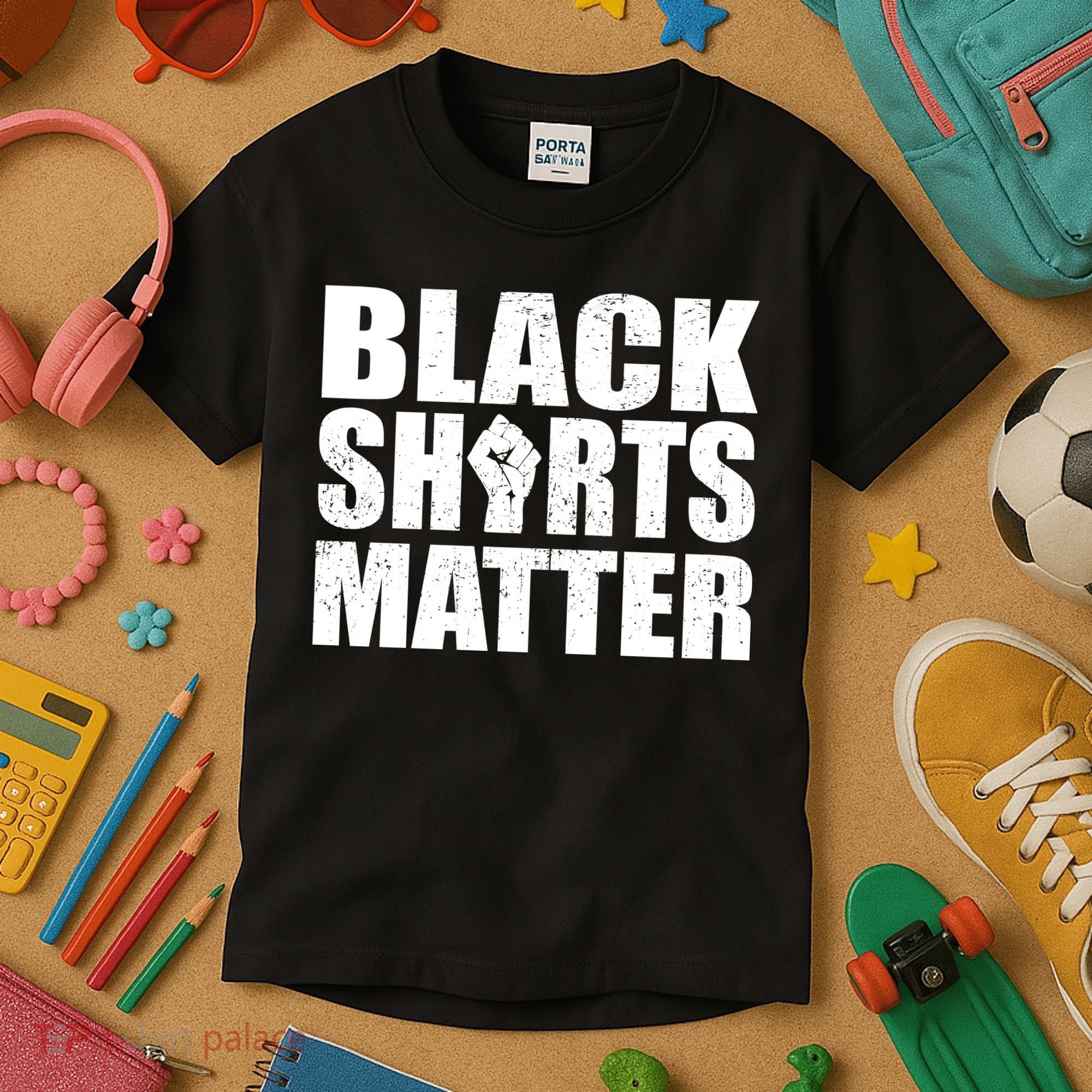 Black Shirts Matter Kids T-Shirt