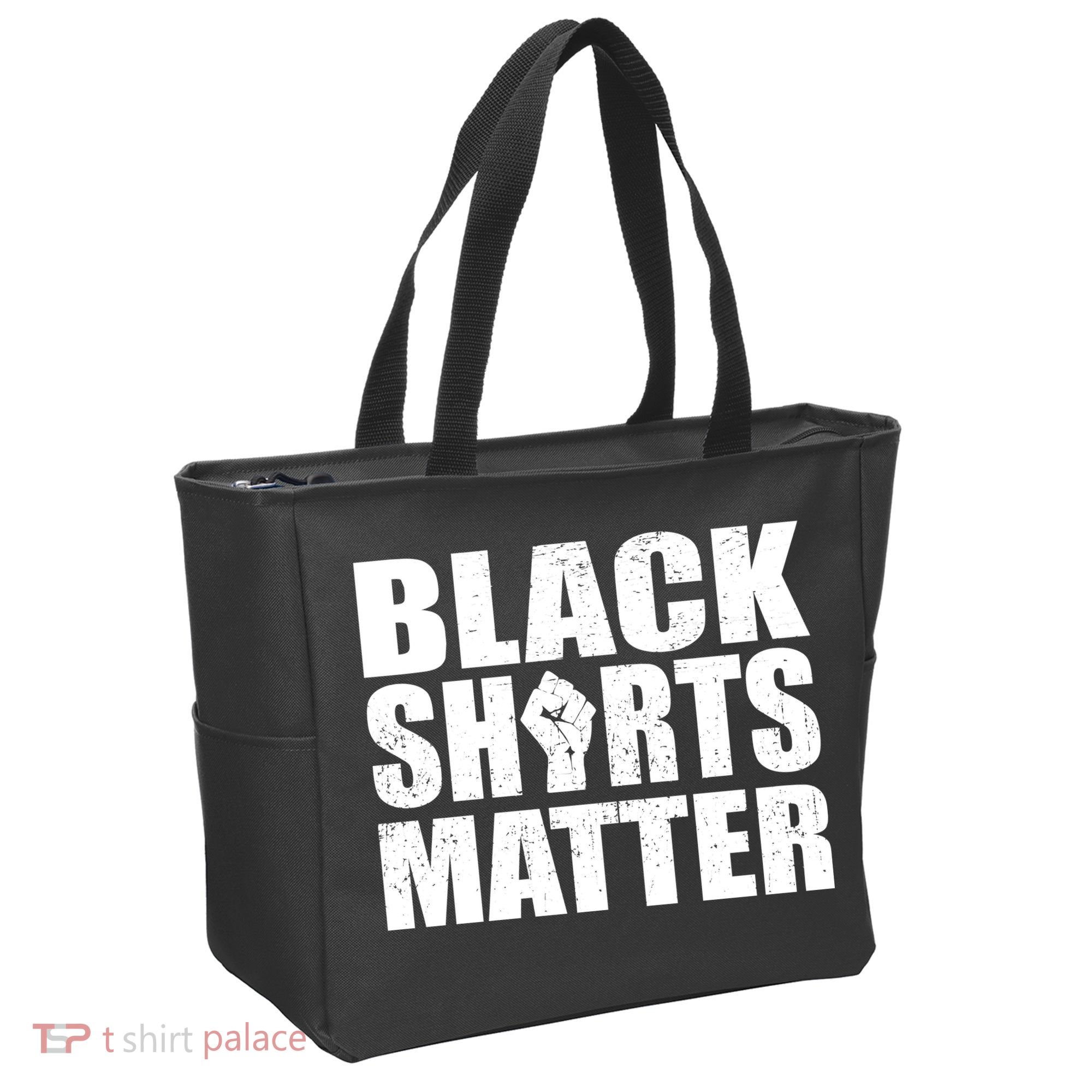 Black Shirts Matter Tote Bag