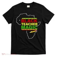 Black Teacher Magic T-Shirt thumb 0