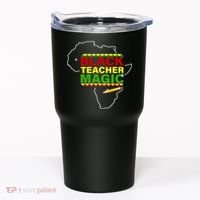 Black Teacher Magic Tumbler thumb 0