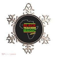 Black Teacher Magic Ornament thumb 0
