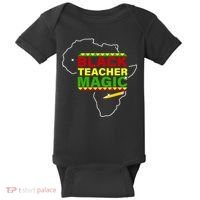 Black Teacher Magic Baby Bodysuit thumb 0
