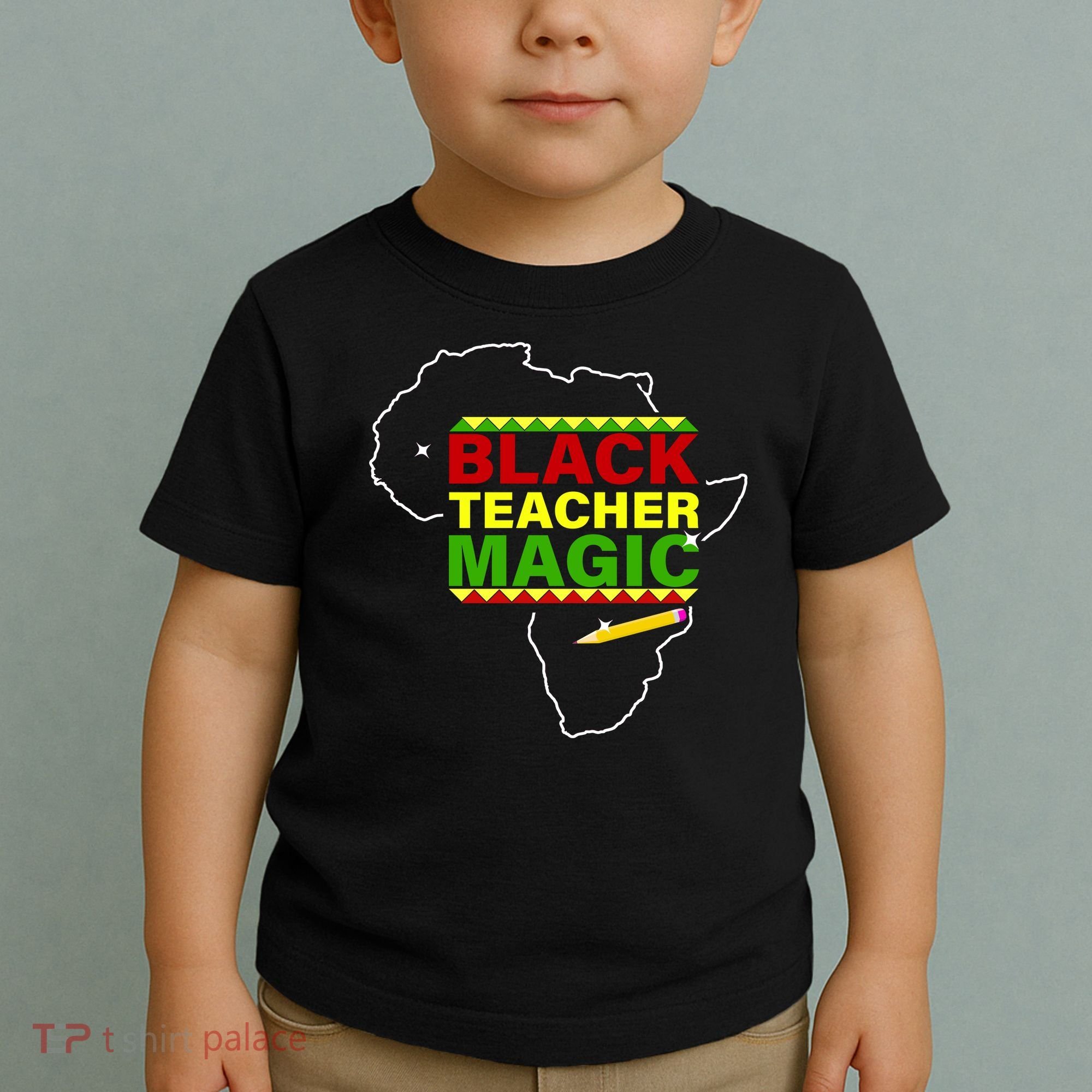 Black Teacher Magic Toddler T-Shirt