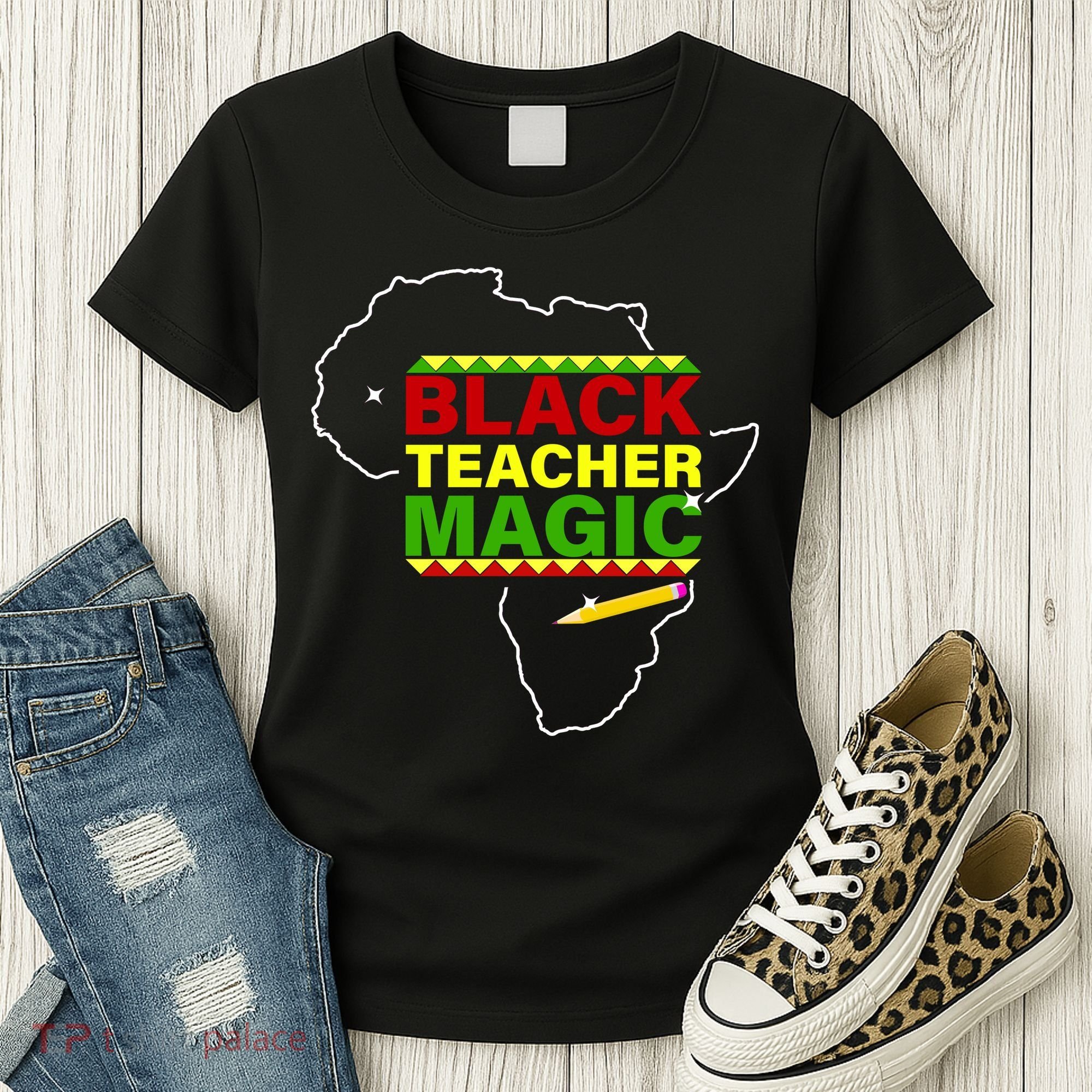 Black Teacher Magic Women's T-Shirt