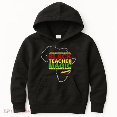 Black Teacher Magic Kids Hoodie