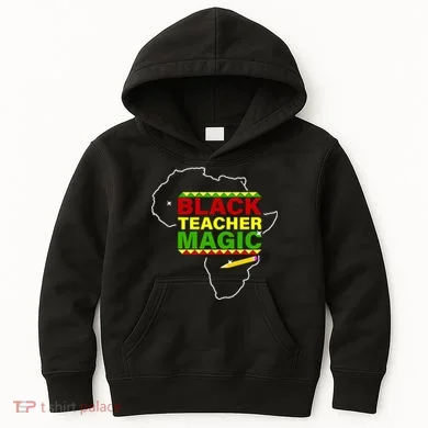Black Teacher Magic Kids Hoodie