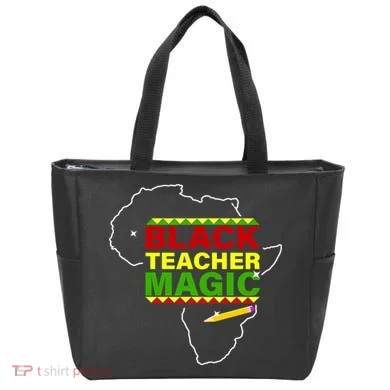 Black Teacher Magic Tote Bag