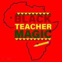 Black Teacher Magic Santa Hat thumb 1
