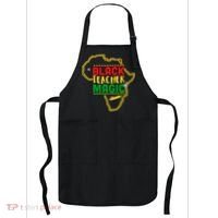 Black Teacher Magic African Pride Apron thumb 0