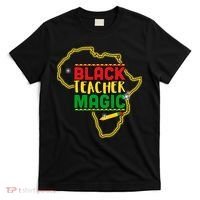 Black Teacher Magic African Pride T-Shirt thumb 0