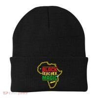 Black Teacher Magic African Pride Beanie thumb 0
