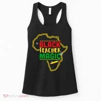 Black Teacher Magic African Pride Women's Tank Top thumb 0