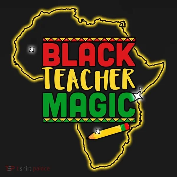 Black Teacher Magic African Pride Women's Tank Top
