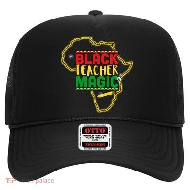 Black Teacher Magic African Pride Hat