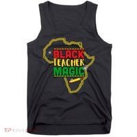 Black Teacher Magic African Pride Tank Top thumb 0