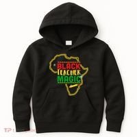 Black Teacher Magic African Pride Kids Hoodie thumb 0