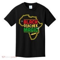 Black Teacher Magic African Pride Kids T-Shirt thumb 0