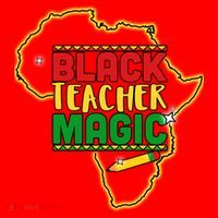 Black Teacher Magic African Pride Santa Hat thumb 1