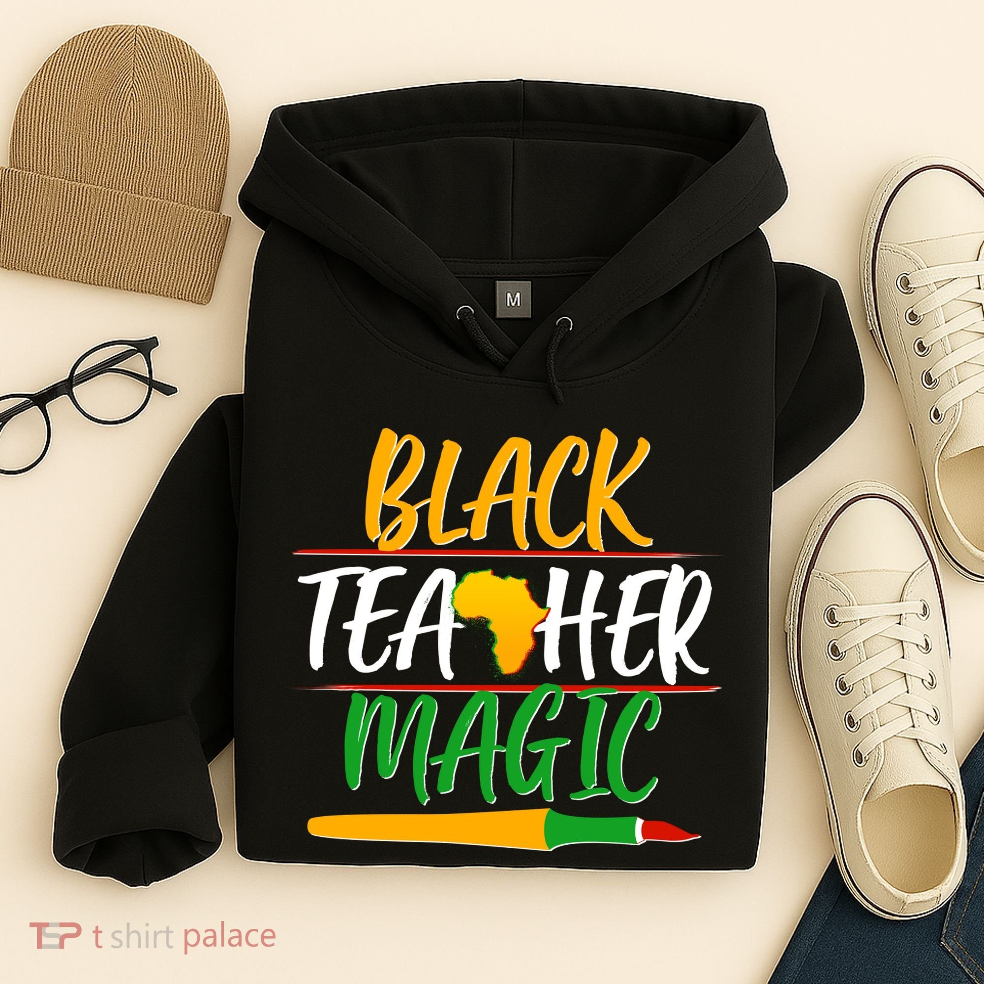 Black Teacher Magic Proud African American Hoodie