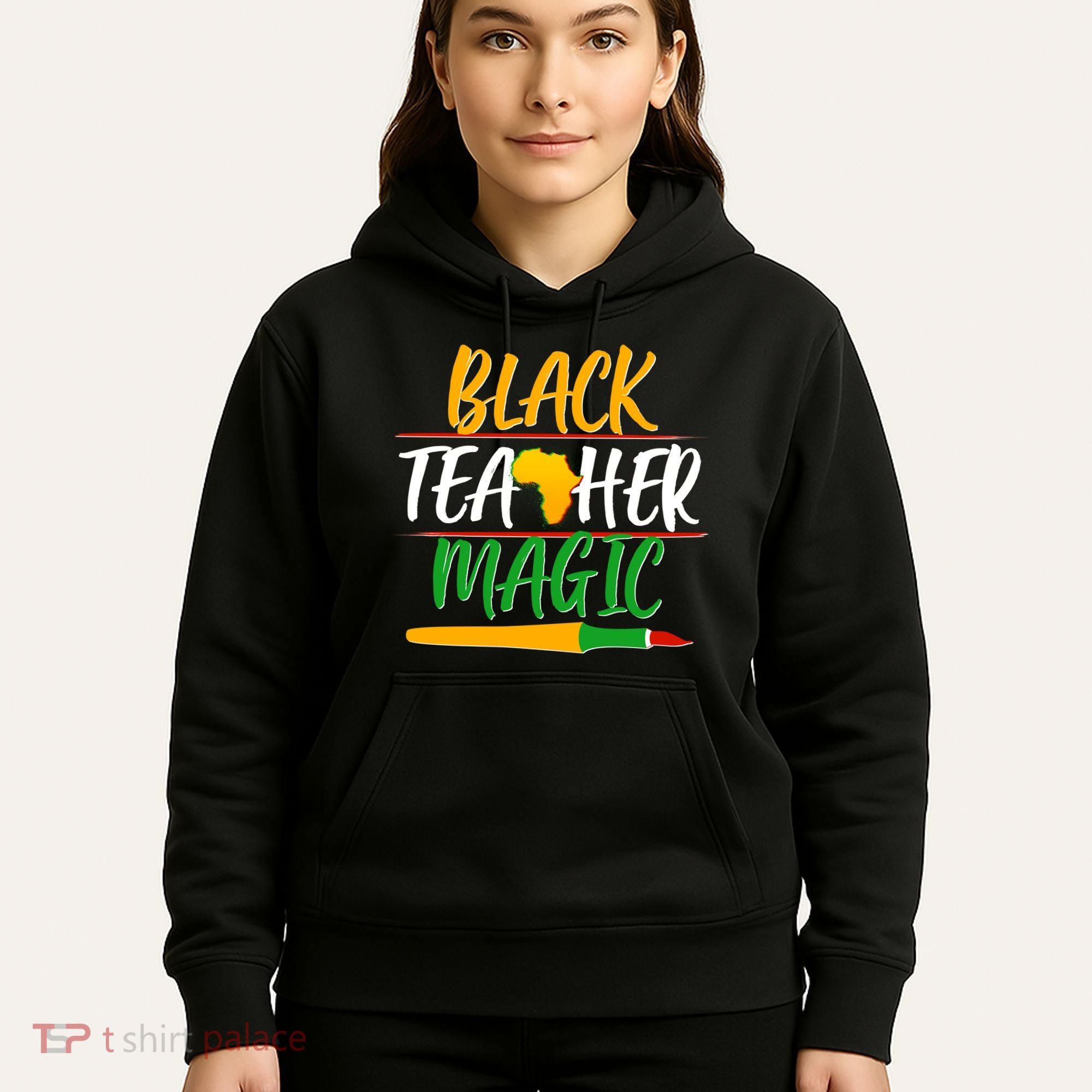 Black Teacher Magic Proud African American Hoodie