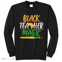 Black Teacher Magic Proud African American Sweatshirt thumb 0