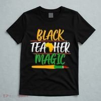 Black Teacher Magic Proud African American T-Shirt thumb 5