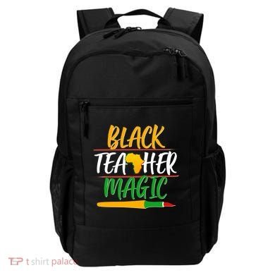 Black Teacher Magic Proud African American Backpack