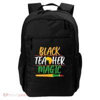 Black Teacher Magic Proud African American Backpack thumb 0