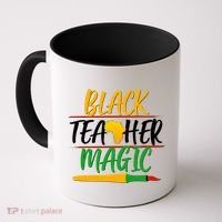 Black Teacher Magic Proud African American Coffee Mug thumb 0