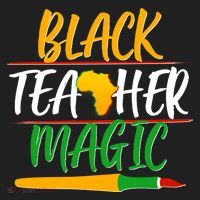 Black Teacher Magic Proud African American Beanie thumb 2