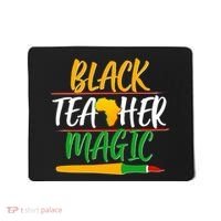 Black Teacher Magic Proud African American Mousepad thumb 0