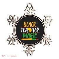 Black Teacher Magic Proud African American Ornament thumb 0