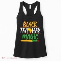 Black Teacher Magic Proud African American Women's Tank Top thumb 0