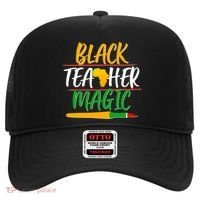 Black Teacher Magic Proud African American Hat thumb 0