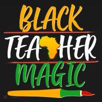 Black Teacher Magic Proud African American Women's T-Shirt thumb 6
